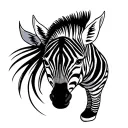 zebra tattoo design idea