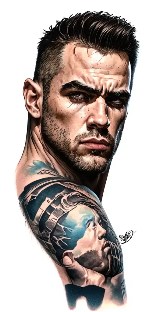 fight club tattoo design idea