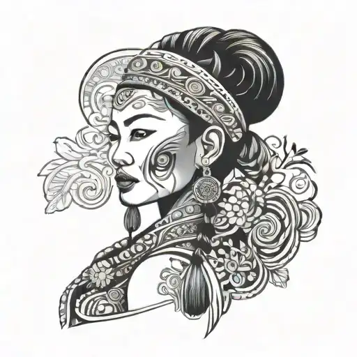 Hmong, Van, Female tattoo design idea