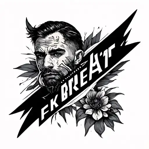 minimalist tattoo related to FK Borac from Banja Luka tattoo design idea