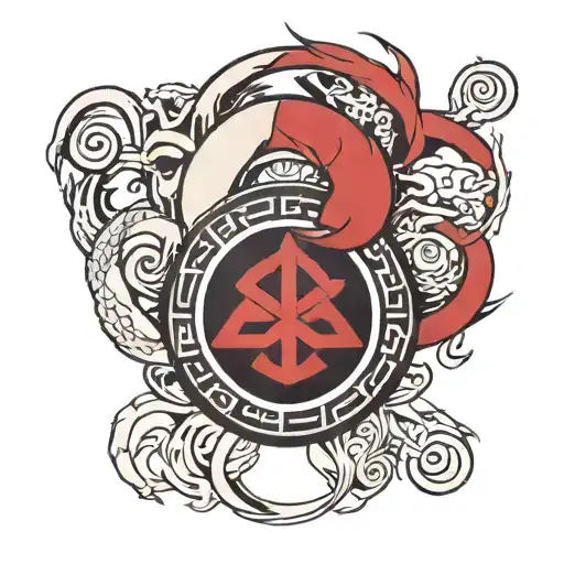 symbol that gaara has on his forehead tattoo design idea
