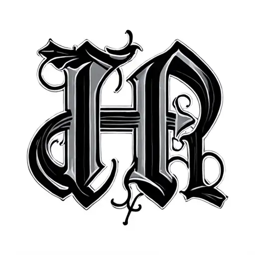 Two Word Ambigram Generator tattoo design idea