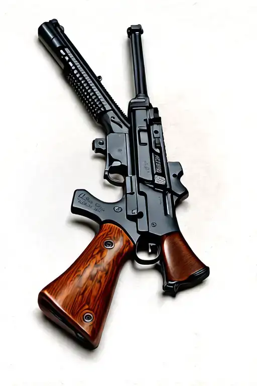Ak47 tattoo design idea