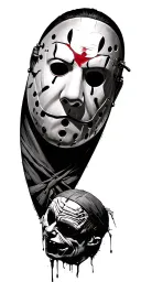 Michael Myers Leather Face Jason Voorhees Freddy KruegerPennywise Art The Clown Jigsaw tattoo design idea