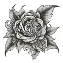 agape tattoo design idea