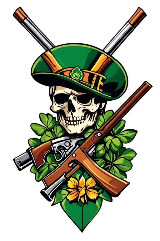 Irish republican army tattoo design idea