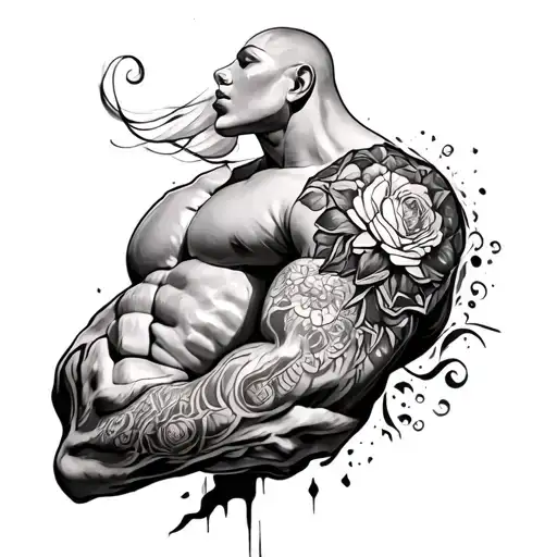 Inner Bicep tattoo design idea
