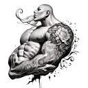Inner Bicep tattoo design idea