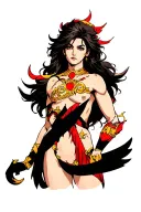 trans god Hermes tattoo design idea