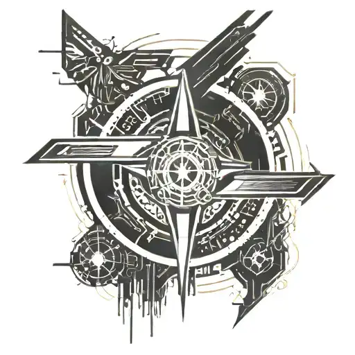 Aviation  tattoo design idea