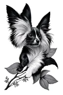 papillon tattoo design idea