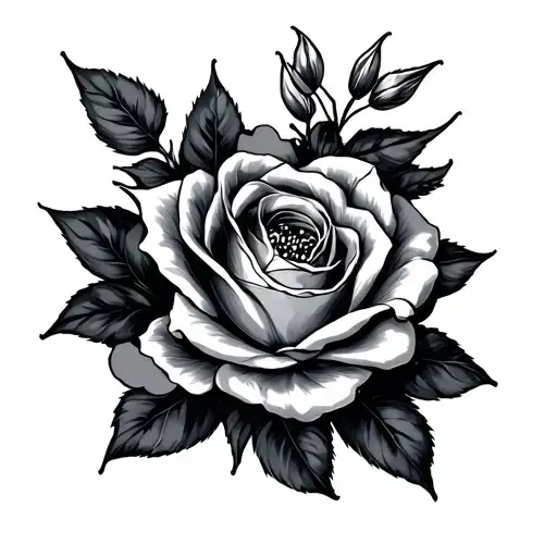 Stiletto tattoo design idea