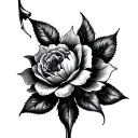 Stiletto tattoo design idea