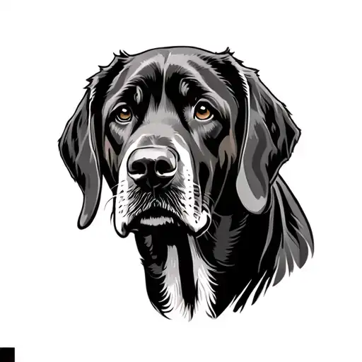Bloodhound tattoo design idea