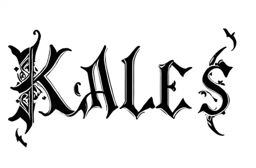 "Kale " tattoo design idea