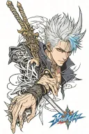 Devil may Cry 5 Vergil tattoo design idea