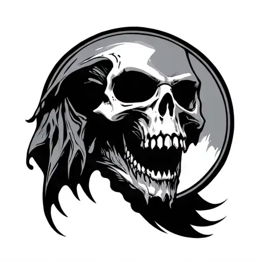 Reaper Death Seal tattoo design idea