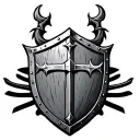 Crusader Shield tattoo design idea