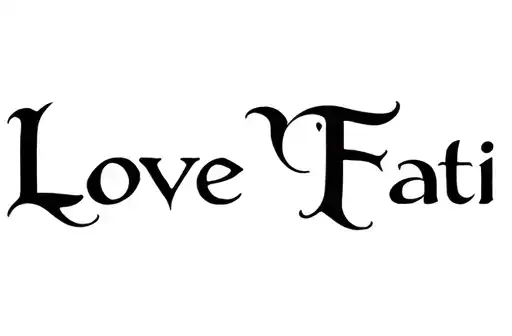 "Love Fati" tattoo design idea