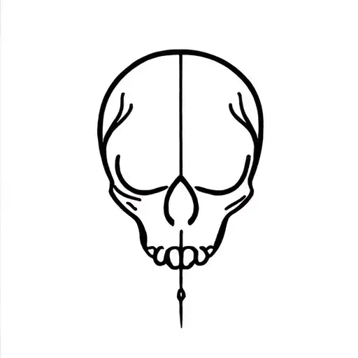 memento Mori Memento Vivere tattoo design idea