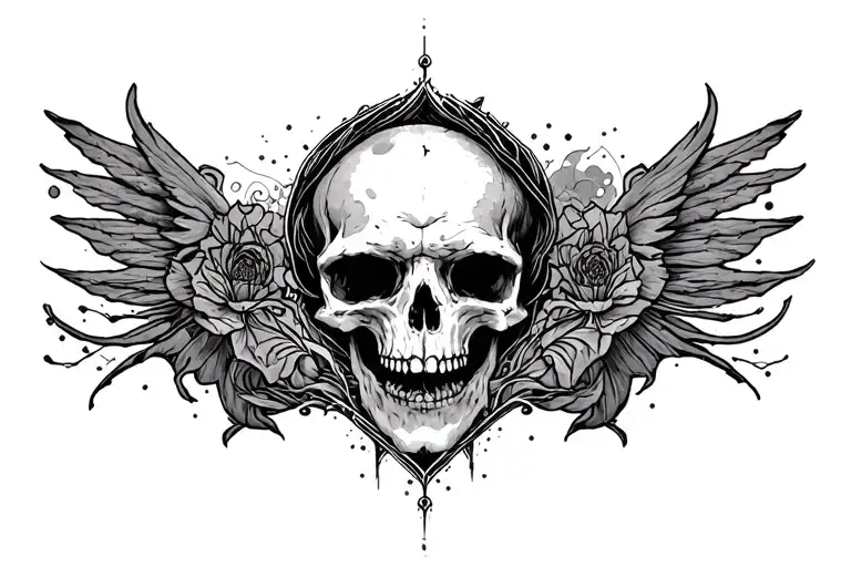 Bad omens songs inspired tattoo tattoo design idea