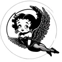 Angel Betty Boop tattoo design idea