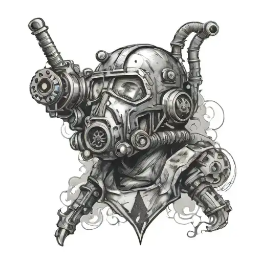 fallout game tattoo design idea