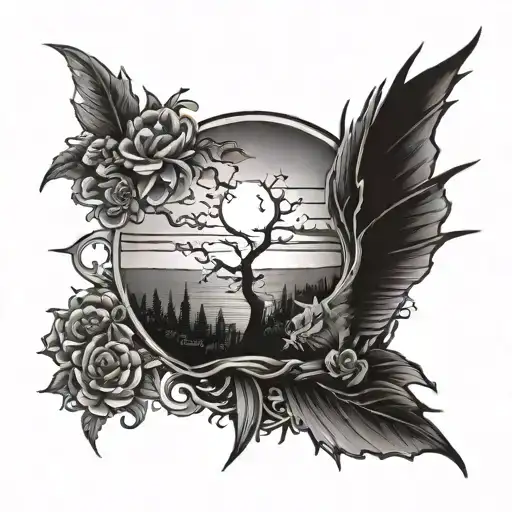 last twilight tattoo design idea