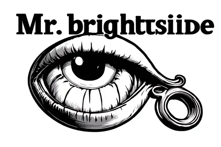 mr. brightside tattoo design idea