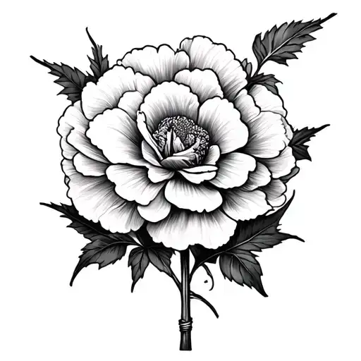 hadestown carnation sleeve tattoo tattoo design idea
