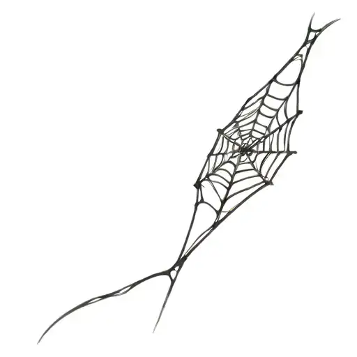 Filler Spider Webs tattoo design idea