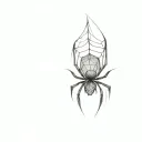 Filler Spider Webs tattoo design idea