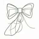 bow tie tattoo design idea