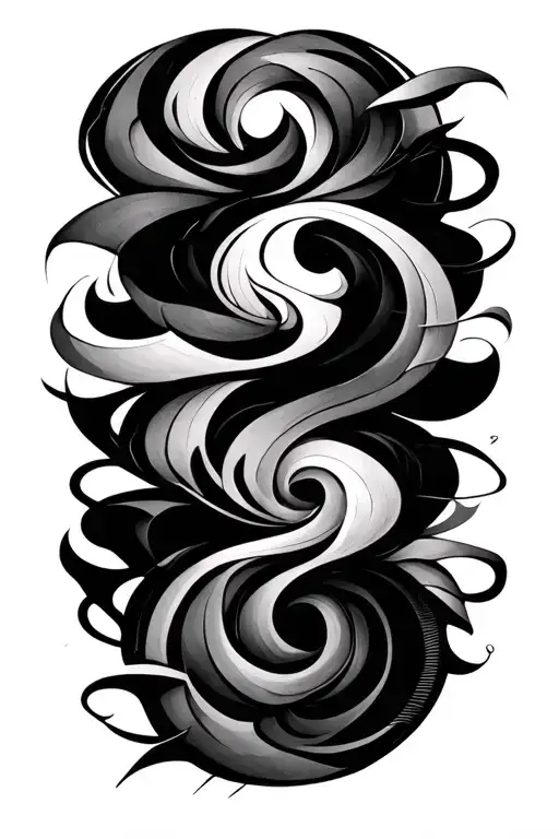 Concept: One continuous line that transforms into various symbols.· What it might look like:The line begins as a compa tattoo design idea