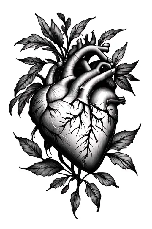 wearing my heart on my sleeve and being open to new opportunities  tattoo design idea