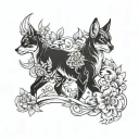 AG tattoo design idea