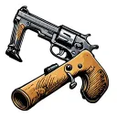 excavation and 2nd amendment tattoo design idea