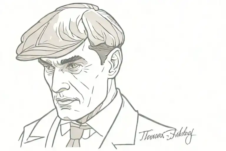 thomas shelby loyalty  tattoo design idea