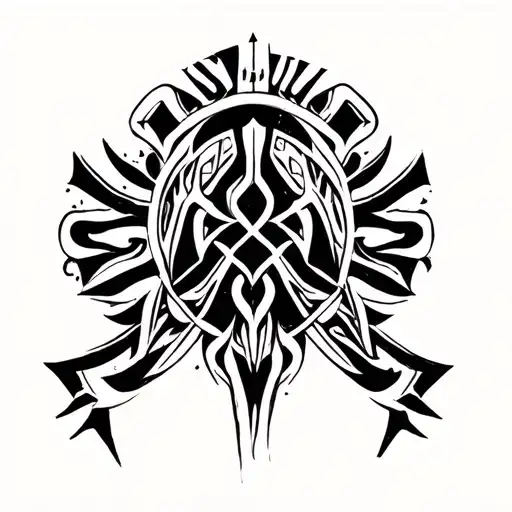 Tattoo dedicated to the Arkhangelsk region, conceptual and symbolic, this is my homeland tattoo design idea