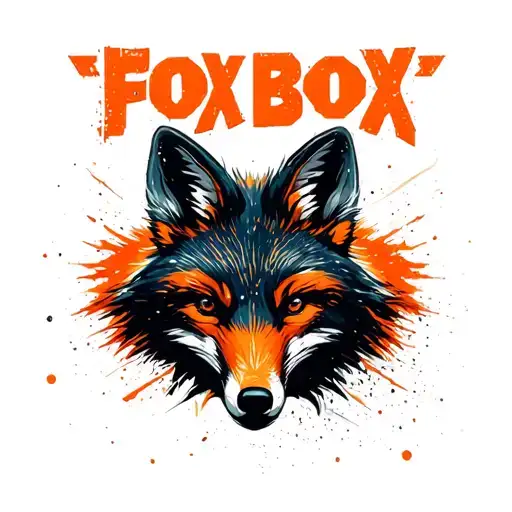 "Fox Box" "Fox Box" Military Fox Box logo tattoo design idea