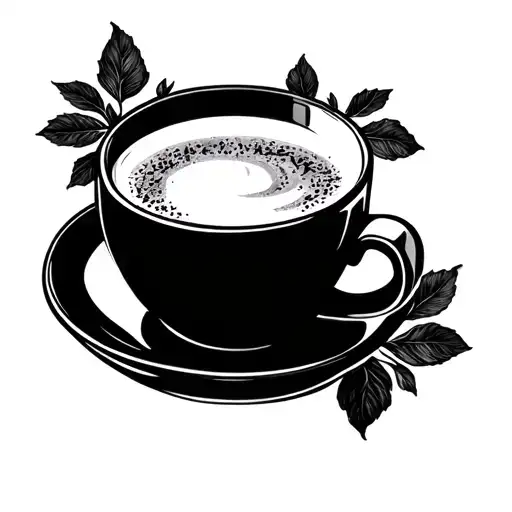 .net c# cofee tattoo design idea