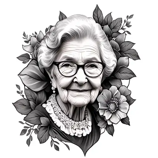memorial tattoo grandma tattoo design idea