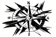 Nautical Compass tattoo design idea