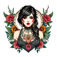 loona helluva boss tattoo design idea