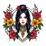 loona helluva boss tattoo design idea