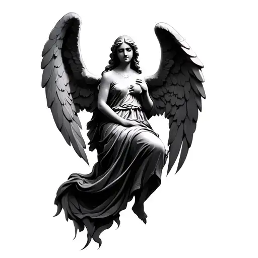 biblically accurate angels tattoo design idea