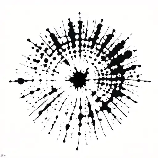 inkblot test tattoo design idea