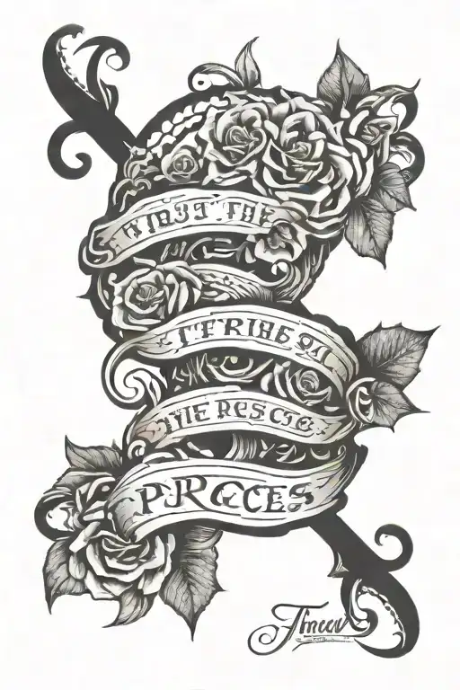 trust the process hidden meaning tattoo design idea