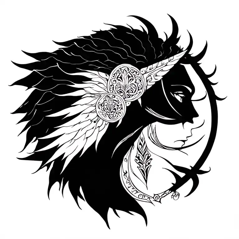 Skyrim mara slavic goddess tattoo design idea