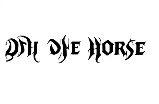 "Horse head" tattoo design idea
